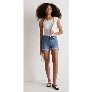 NWT Madewell High-Rise Denim Shorts Size 28